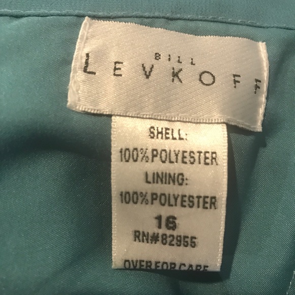 Turquoise bridesmaid dress - Picture 3 of 3